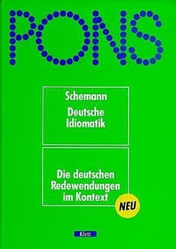 Pons Deutsche Idiomatik | Idiomatic Gertman Dictionary | Dicionário Idiomático de Alemão